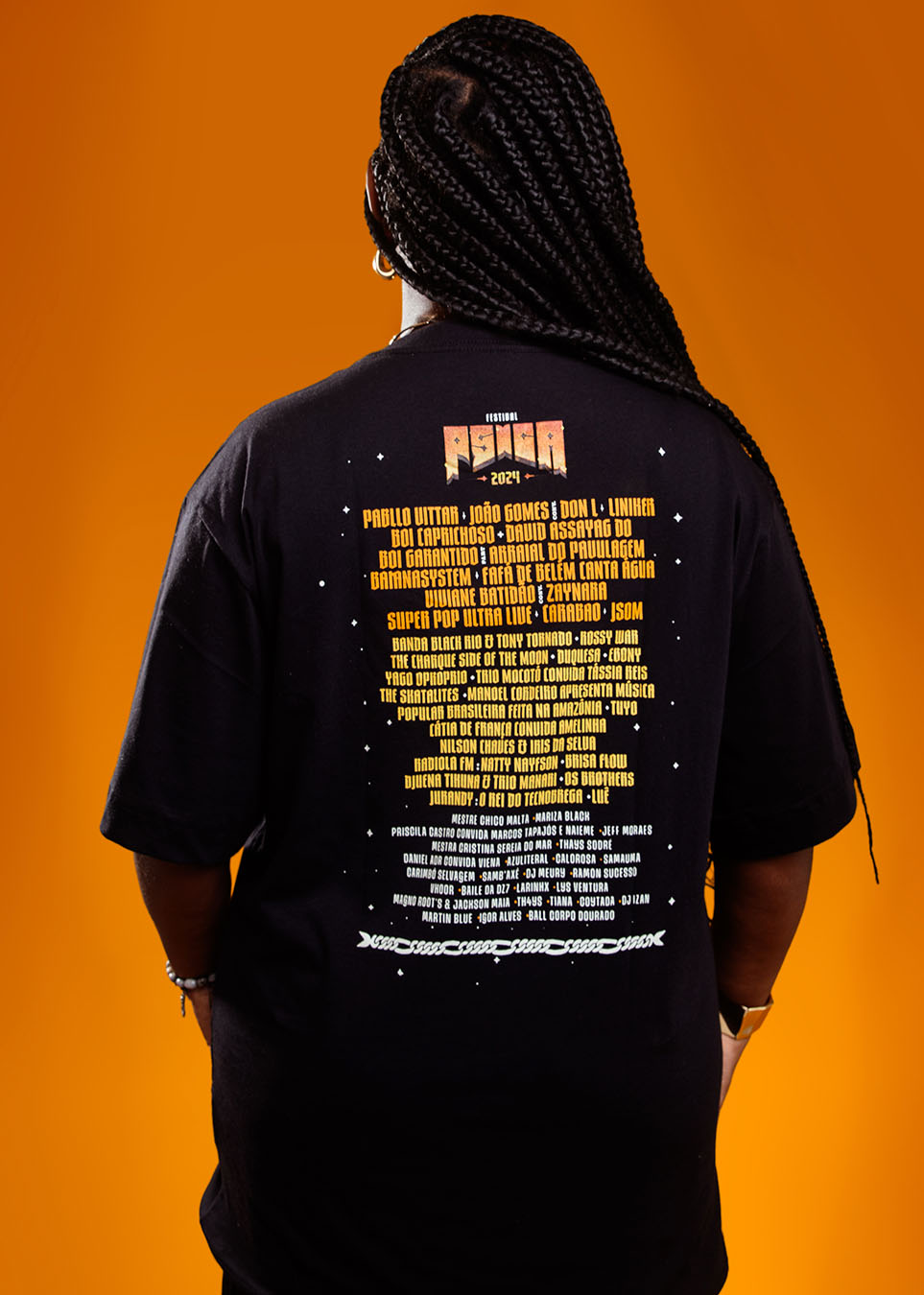 Camiseta do Line-up 2024