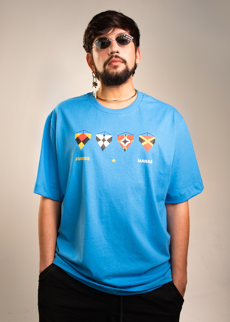 Camisa Festival de Verão - AZUL